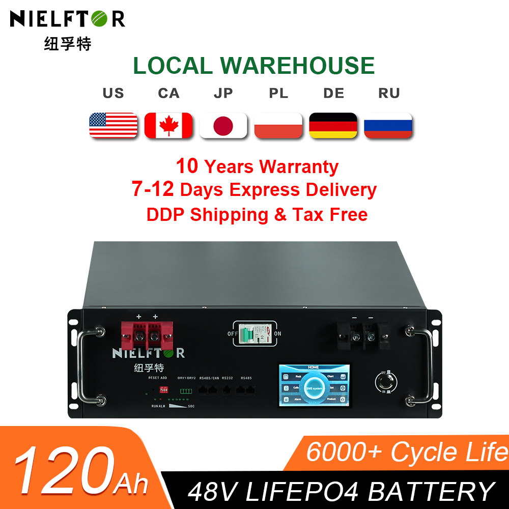새로운 48V 120Ah LiFePo4 배터리 팩 Bu - Energy Storage Rack 리뷰 및 가격