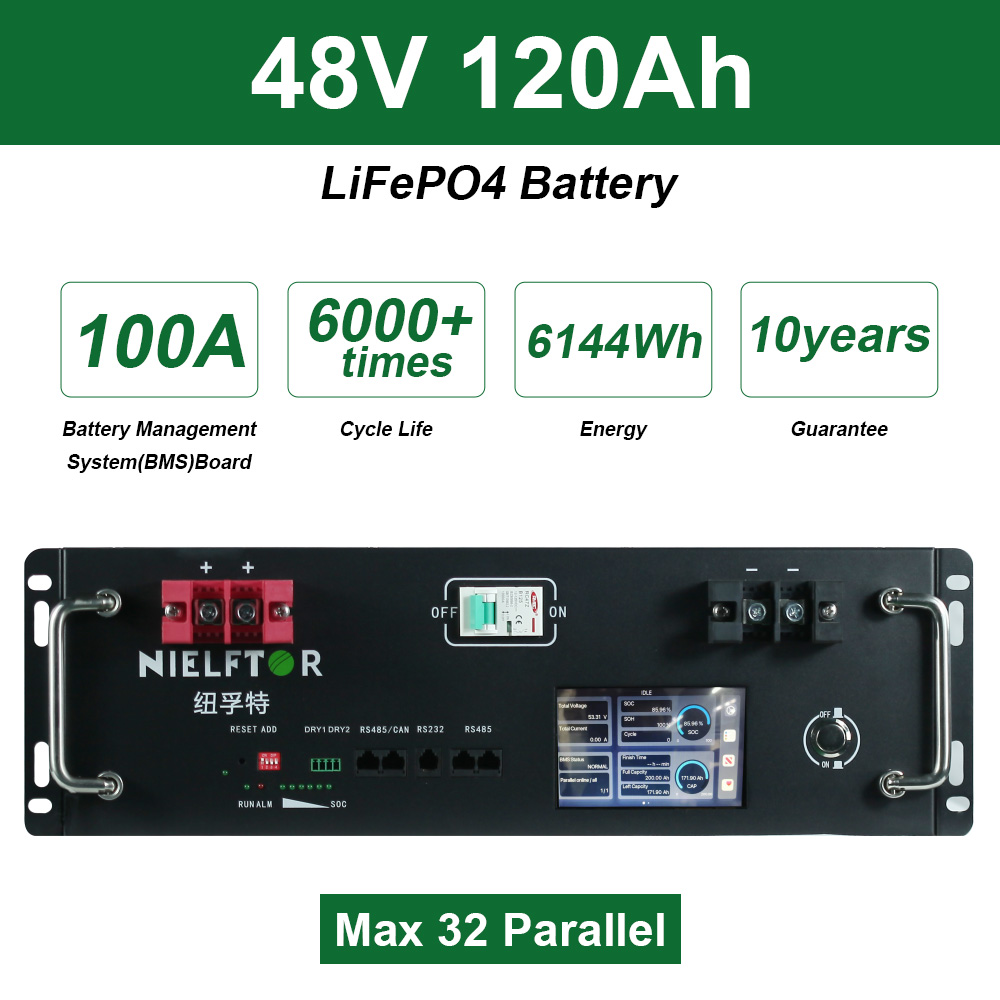 새로운 48V 120Ah LiFePo4 배터리 팩 Bu - Energy Storage Rack 리뷰 및 가격