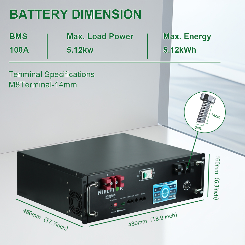 새로운 48V 120Ah LiFePo4 배터리 팩 Bu - Energy Storage Rack 리뷰 및 가격