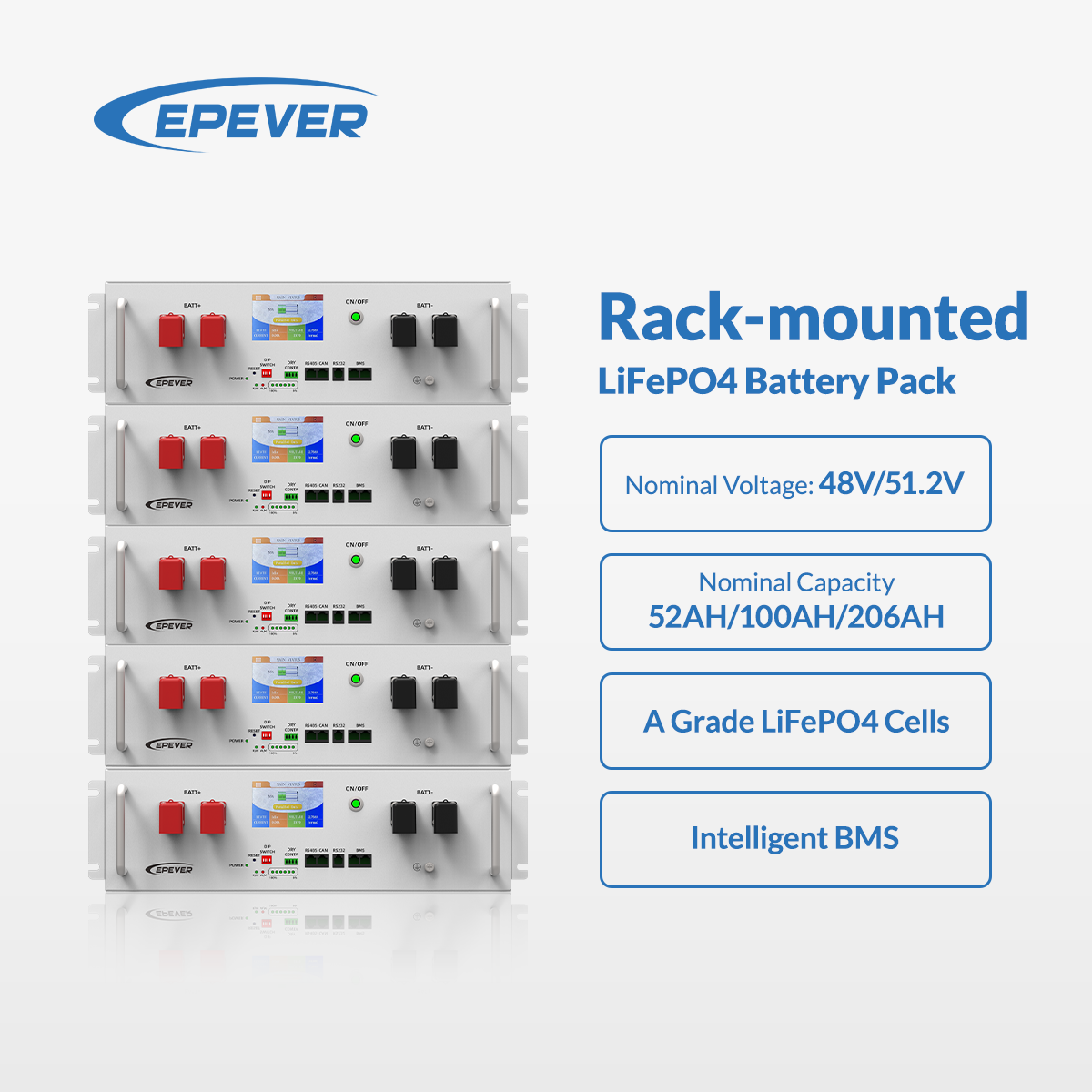 Epever 6000 사이클 48v 51.2v 50Ah - Energy Storage Rack 리뷰 및 가격