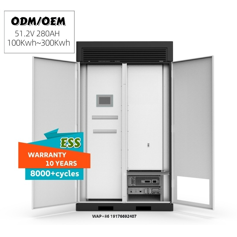 고전압 상업용 배터리 적층 리튬 배터리 시스템 51.2 - Energy Storage Rack 리뷰 및 가격